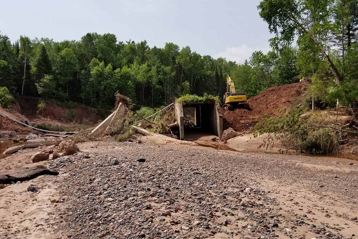 Fish Creek Utilities job site